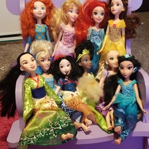 Disney princess barbie dolls